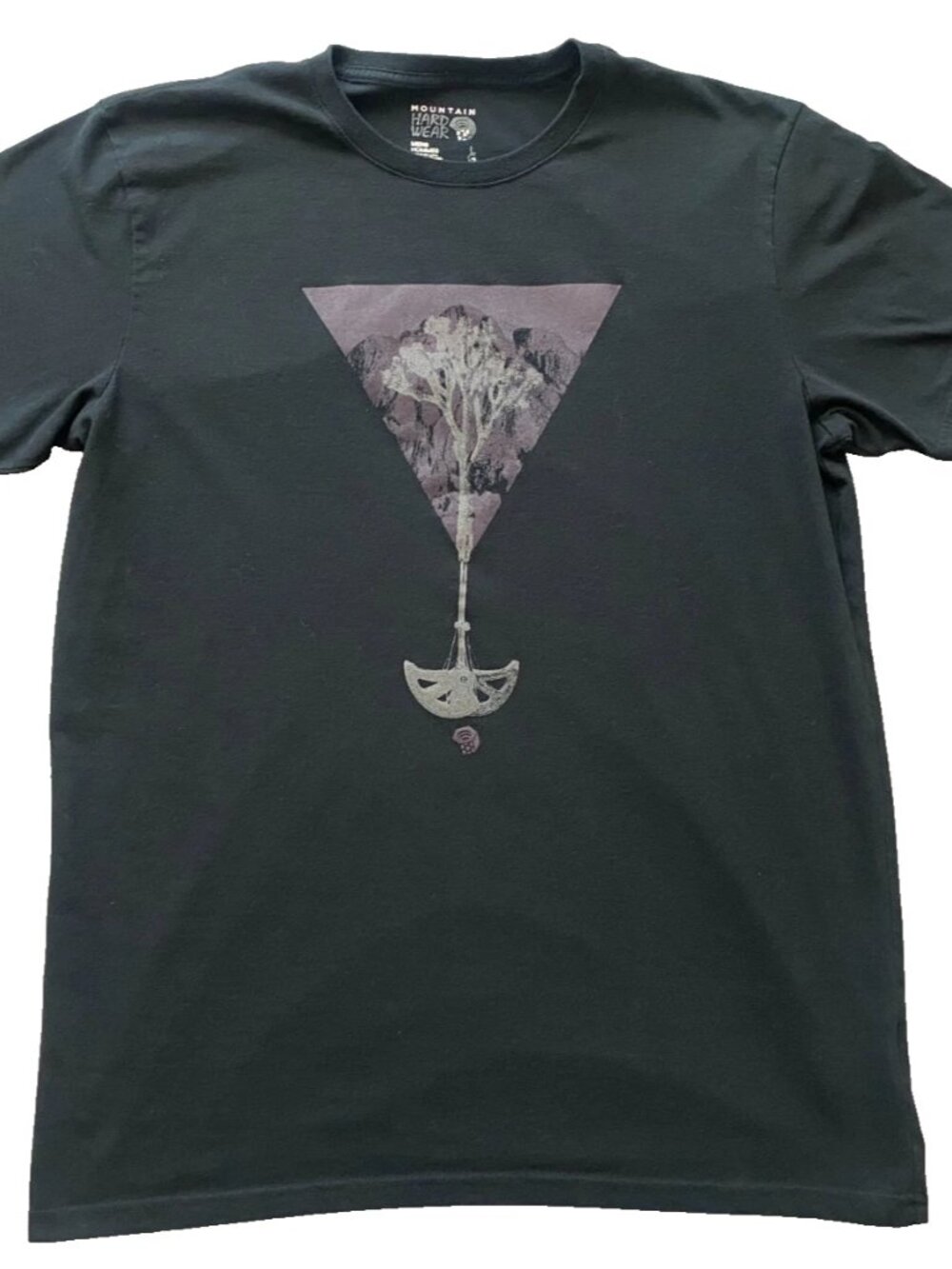 Mountain Hardwear Joshua Tree Martini Mens L Black Short Sleeve